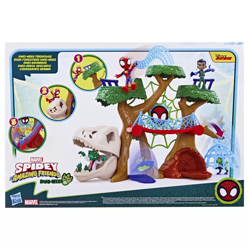 Playset Action/Abenteuer Hasbro Marvel Spidey und seine Super-Freunde Dino-Webs Baumhaus