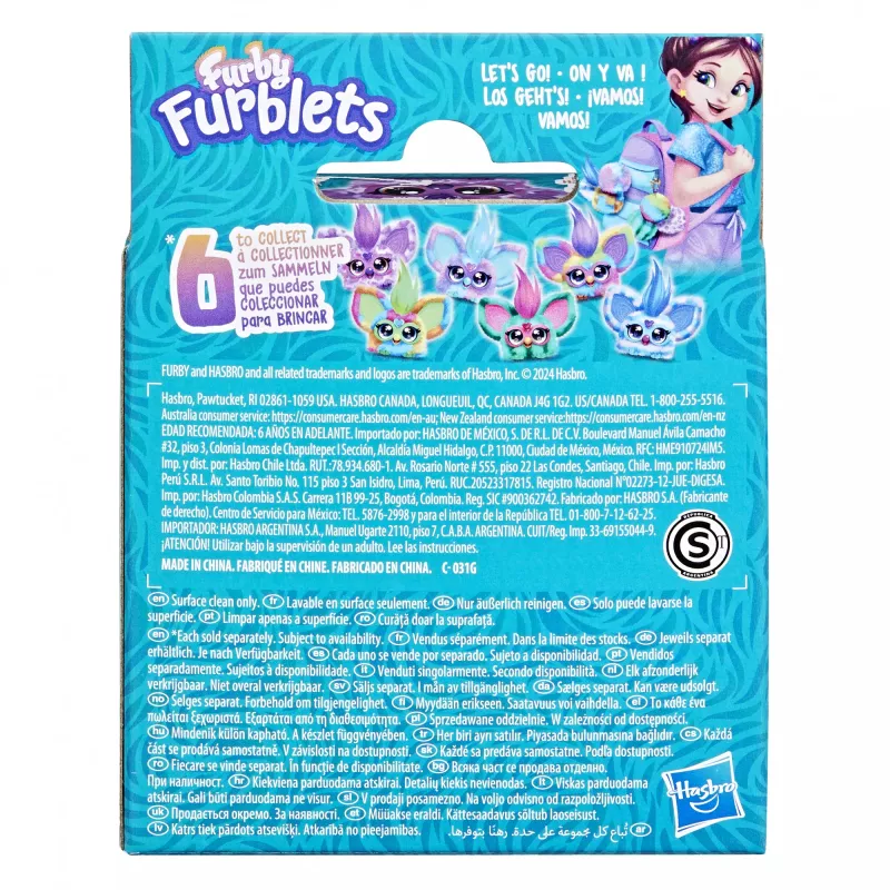 Furby Furblet Hip-Bop, Cartoon-Figur, 6 Jahr(e), Interaktiv, Geräusche abspielend, A76