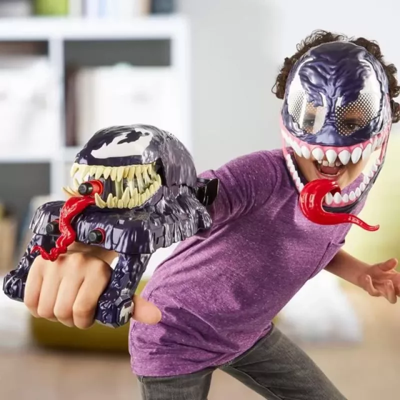 Spielzeug-Handschuh-Blaster Hasbro Marvel Spider-Man Venom Strike Blaster Violett