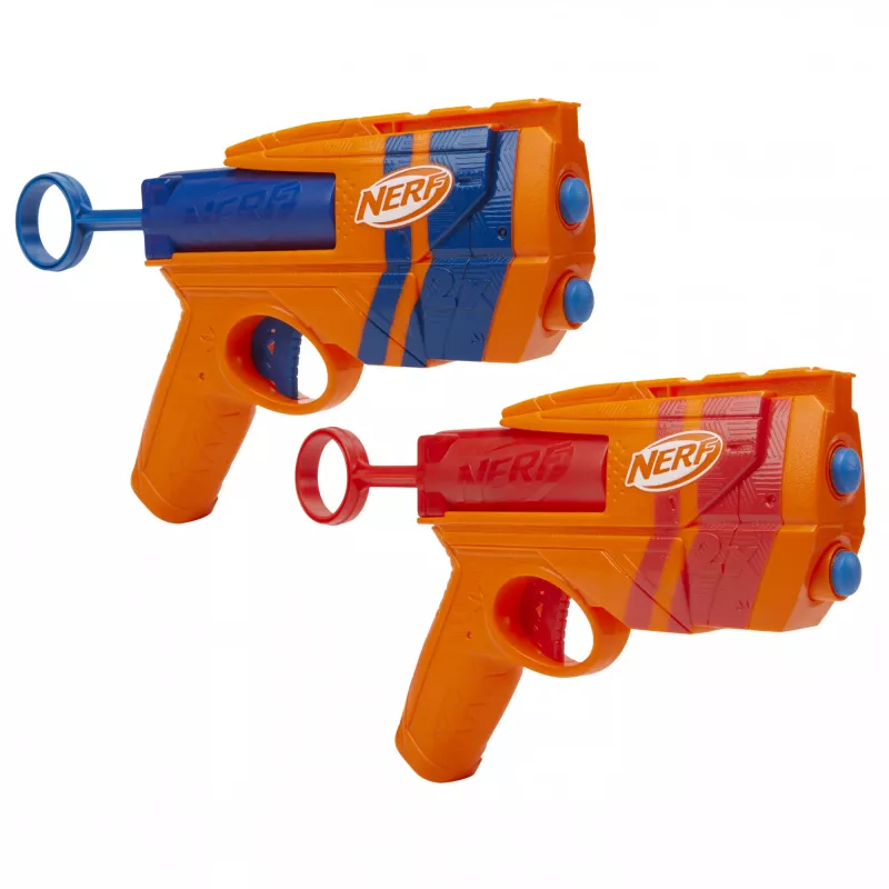Spielzeug-Blaster-Set NERF Playset Dual Pack N Series G1492 mit 2 Blastern und Schaumstoffpfeilen