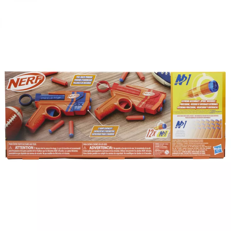 Spielzeug-Blaster-Set NERF Playset Dual Pack N Series G1492 mit 2 Blastern und Schaumstoffpfeilen
