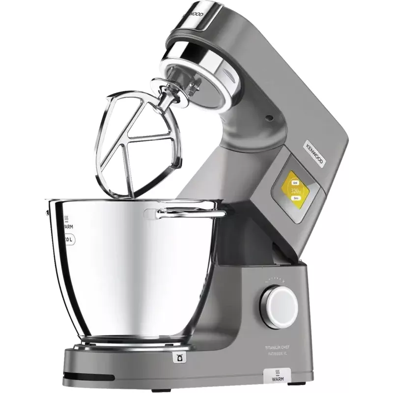Küchenmaschine Kenwood KWL90.164SI — 1400 W, 7 L Edelstahlschüssel, silber, integrierte Waage
