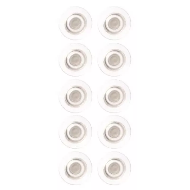 Nobo Glas-Whiteboard-Magnete ⌀32mm, Board-Magnet, Silber, Transparent, 32 mm, 32 mm, 9,2 mm, 96 g