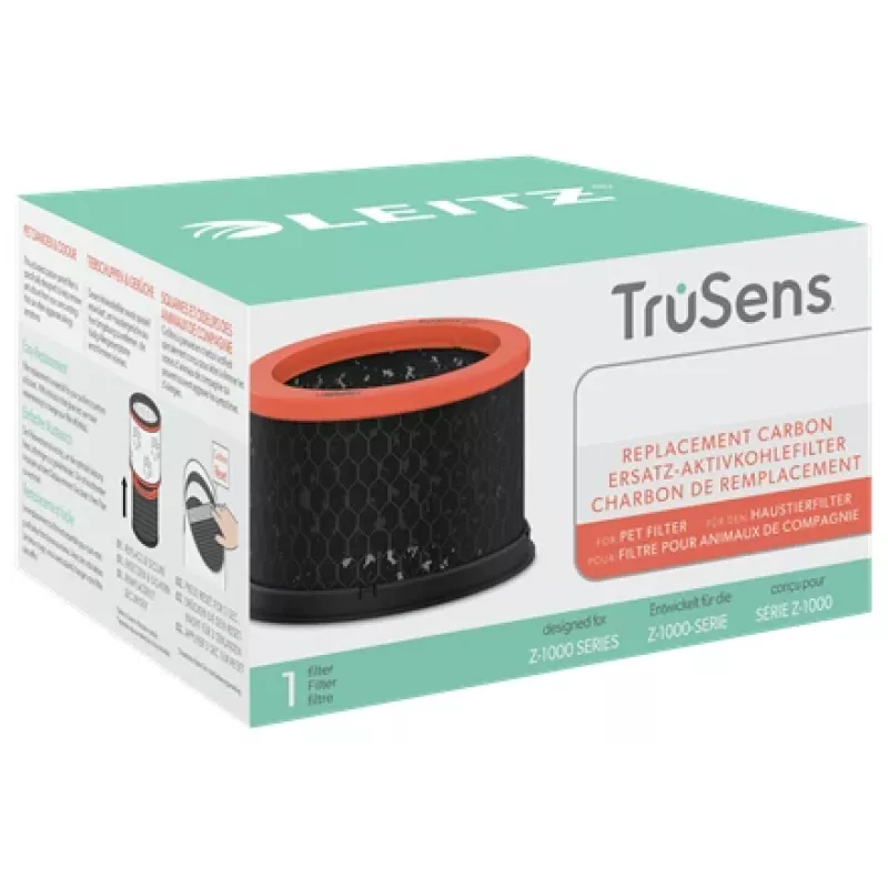 Leitz Ersatzkohlefilter für TruSens Z-1000 Small Pet Filter, 1 Stück