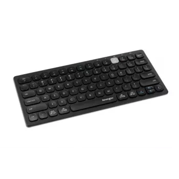 Kensington Dual Wireless Compact Tastatur - PN, Mini, Wireless, Bluetooth, QWERTY, Schwarz