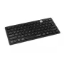 Kensington Dual Wireless Compact Tastatur - PN, Mini, Wireless, Bluetooth, QWERTY, Schwarz