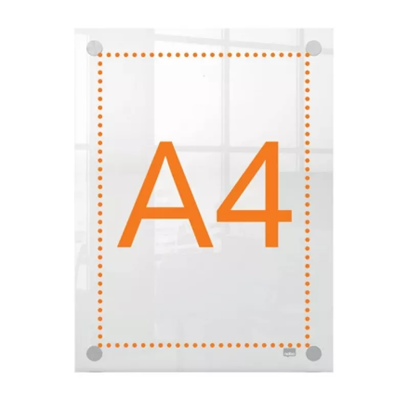 Nobo Premium Plus A4 Klarer Acryl-Wandposterrahmen