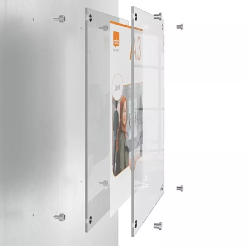 Nobo Premium Plus A5 Klarer Acryl-Wandposterrahmen