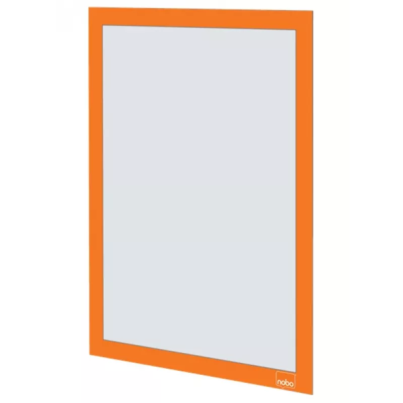 Nobo selbstklebender magnetischer Plakathalter A4, Orange
