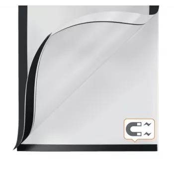 Nobo Selbstklebender Magnetischer Posterrahmen A4, Schwarz, A4, Orange, Hoch-/Querformat, 235 mm, 5 mm, 325 mm