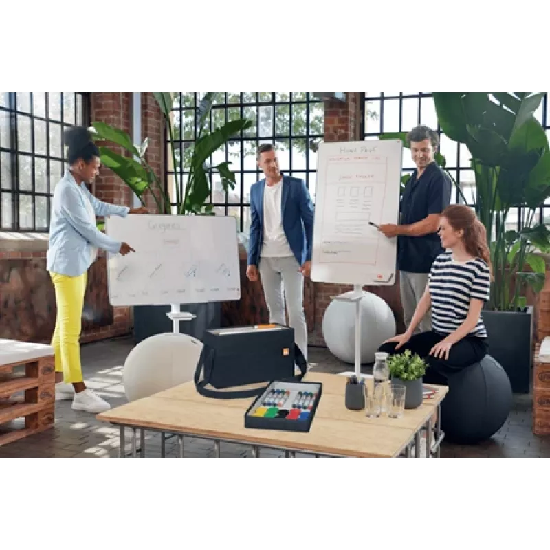 Nobo Whiteboard Zubehör-Set Tasche, Zubehör-Set, Mehrfarbig, 200 mm, 355 mm, 230 mm, Tasche