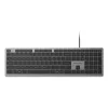 Kensington KB515 EQ USB-C/USB-A Kabelgebundene Tastatur, Full-Size (100 %), Kabelgebunden, USB, Scherenschalter, QWERTY, Grau