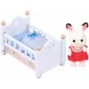 Sylvanian Families Schokoladenkaninchen-Baby-Set (Babybett), 3 Jahr(e), Mehrfarbig, Polystyrol, Kunststoff