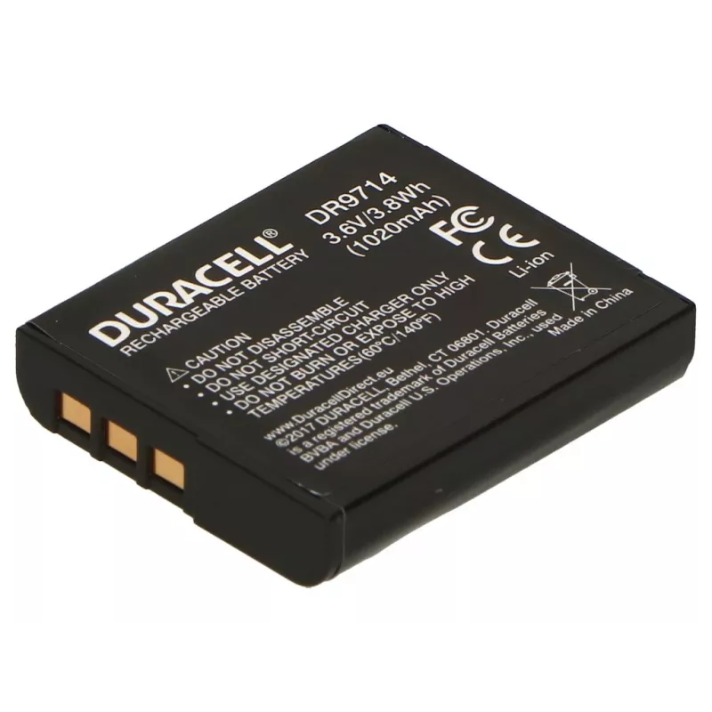 Duracell Kamera-Batterie - Ersatz für Sony NP-BG1 Akku, 1020 mAh, 3,6 V, Lithium-Ionen (Li-Ion)