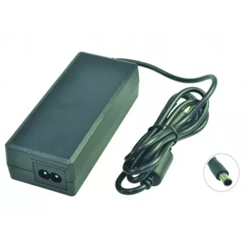 2-Power AC Adapter 19.5V 4.62A 90W inkl. Netzkabel, 19.5 V, Dell Latitude D600, Schwarz, 57 mm, 131 mm, 32 mm
