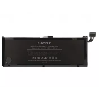 2-Power 7,4 V 11200 mAh Li-Polymer Laptop-Akku, Akku, Apple MacBook Pro 17 Zoll A1297 (Mitte 2009 EMC2272/EMC2329, Mitte 2010 EMC2352)