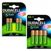 Duracell BUN0044A Haushaltsbatterie Wiederaufladbare Batterie Nickel-Metallhydrid (NiMH)