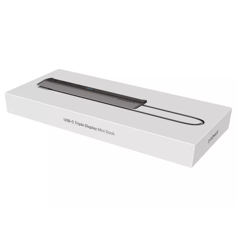 2-Power DOC0118A Laptop-Dockingstation/Port-Replikator Schwarz