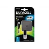 Duracell 2.4A Telefon-/Tablet-Ladegerät, Innenbereich, AC, 5 V, 2,4 A, Schwarz