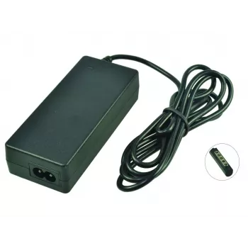 2-Power AC Adapter 12V 45W inkl. Netzkabel, Indoor, 110-240 V, 45 W, 12 V, 3,6 A, Schwarz