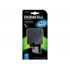 Duracell 2x2,4A USB Telefon/Tablet-Ladegerät, Innenbereich, AC, 5 V, Schwarz