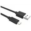 Duracell Sync-/Ladekabel 2 Meter Schwarz, 2 m, USB A, Lightning, 2.0, Schwarz