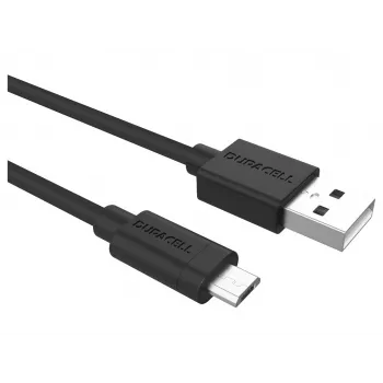 Duracell Sync/Charge-Kabel 2 Meter Schwarz