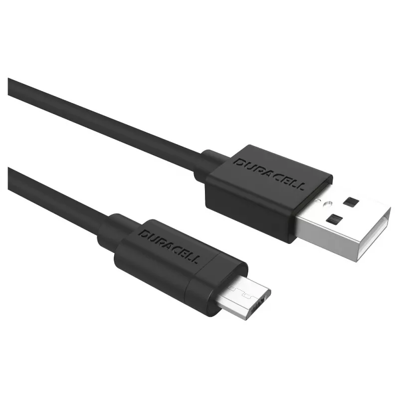 Duracell Sync/Charge-Kabel 2 Meter Schwarz