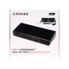 2-Power USB 3.0 Dual Display Docking Station, Docking, 3,5 mm, USB Type-A, USB Type-B, 10,100,1000 Mbit/s, Schwarz, 5 Gbit/s