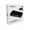 2-Power USB 3.0 Dual Display Docking Station, Docking, 3,5 mm, USB Type-A, USB Type-B, 10,100,1000 Mbit/s, Schwarz, 5 Gbit/s