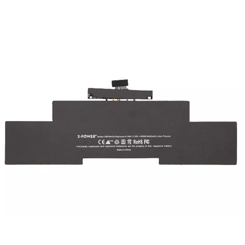 2-Power 11,26 V 8400 mAh Li-Polymer Laptop-Akku, Akku, Apple MacBook Pro 15 Zoll A1398 Late 2013 (EMC2674, EMC2745), Mid 2014 (EMC 2876, EMC2861)