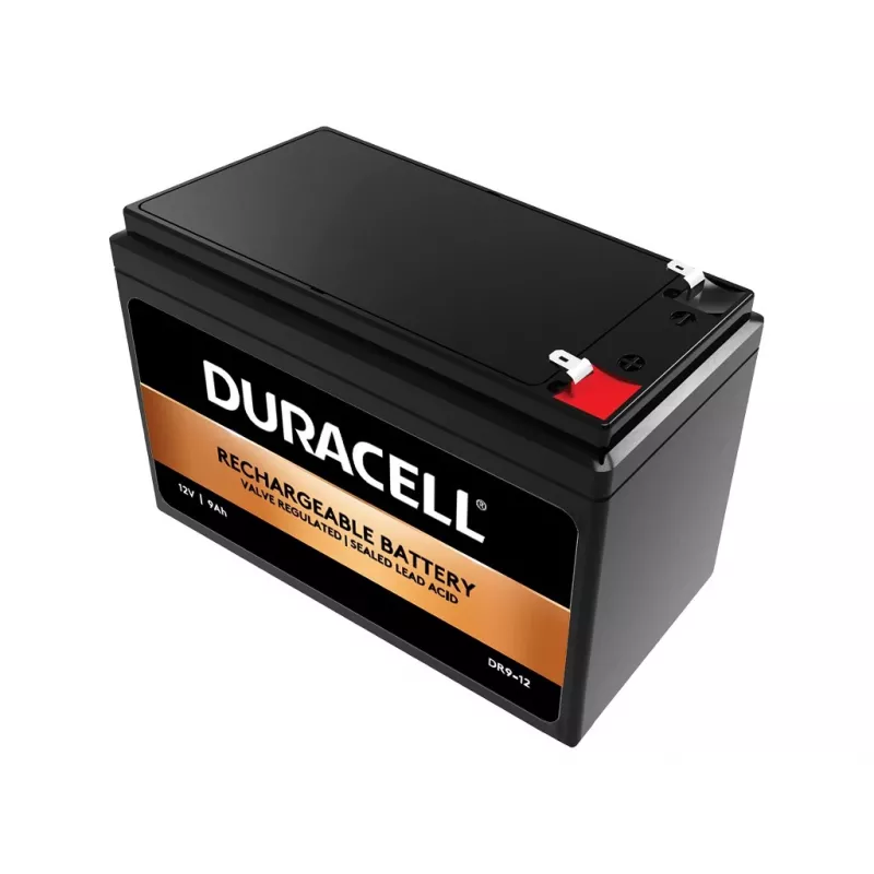 Duracell 12V 9Ah VRLA-Batterie, verschlossene Blei-Säure (VRLA), 12 V, 9 Ah, 9000 mAh, 108 Wh, 2,4 kg