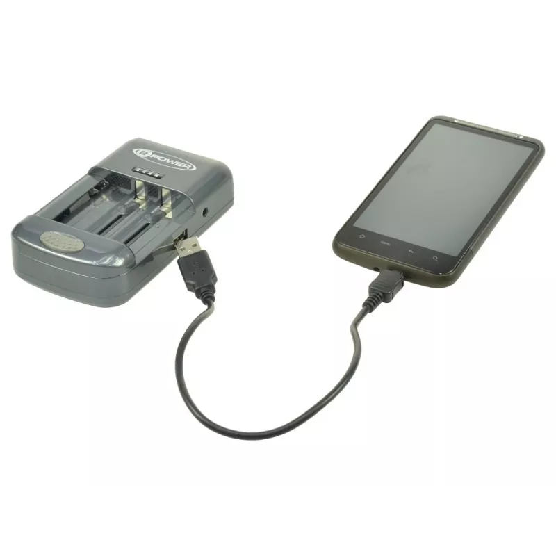 2-Power Universelles Kamera-Akkuladegerät – Einzelhandel, Lithium-Ionen (Li-Ion), AA, AAA, Nein