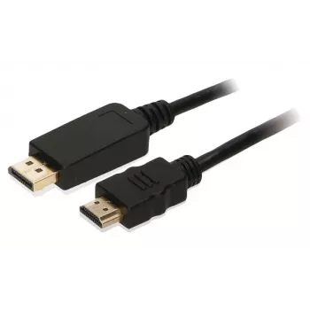 2-Power CAB0039A Videokabel-Adapter 2 m DisplayPort HDMI Typ A (Standard) Schwarz