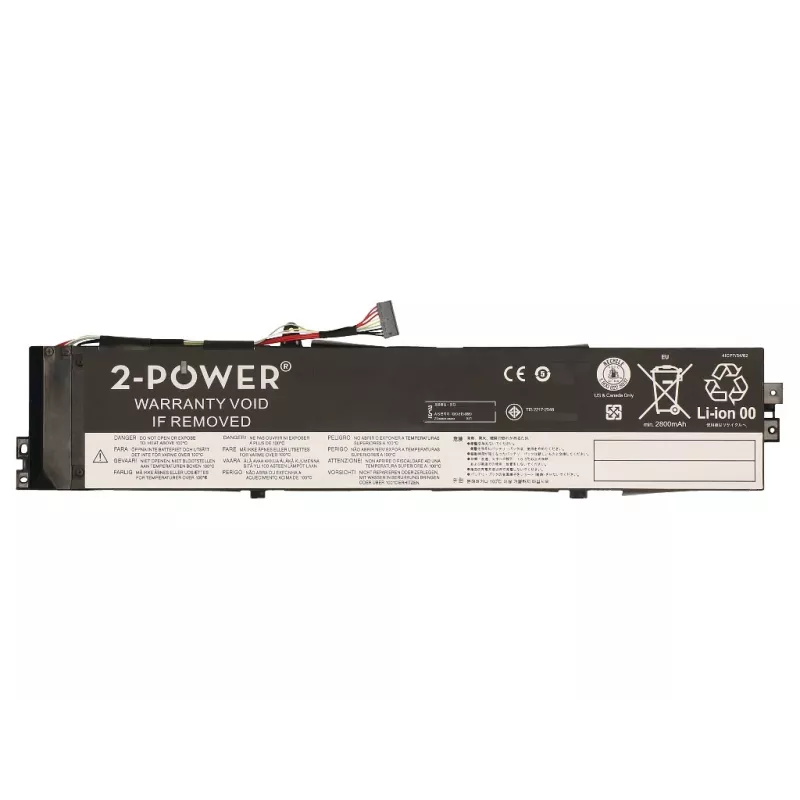 2-Power 14,8 V 3100 mAh Li-Polymer Laptop-Akku, Akku