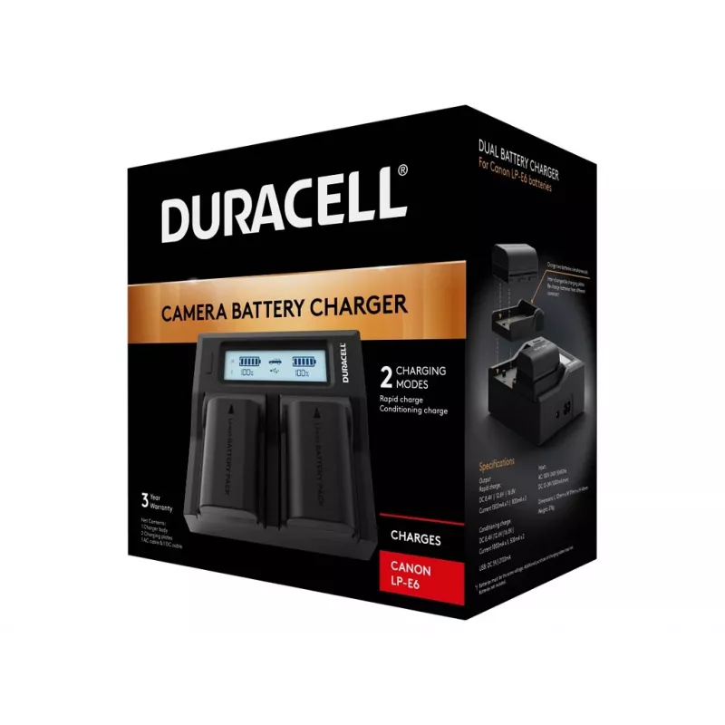 Duracell DRC6103 Batterieladegerät
