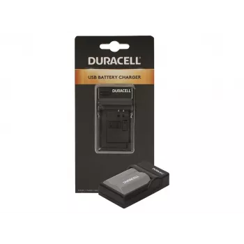 Duracell Digitalkamera-Akkuladegerät, USB, Innenraum-Akkuladegerät, Nikon EN-EL3e, FujiFilm NP-150, Schwarz, 5 V, 5 V