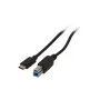 2-Power CAB5014A USB-Kabel 1 m USB-C USB-B Schwarz