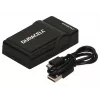 Duracell Digitalkamera-Akkuladegerät, USB, Ladegerät für den Innenbereich, GoPro Hero 4, Schwarz, 5 V, 5 V