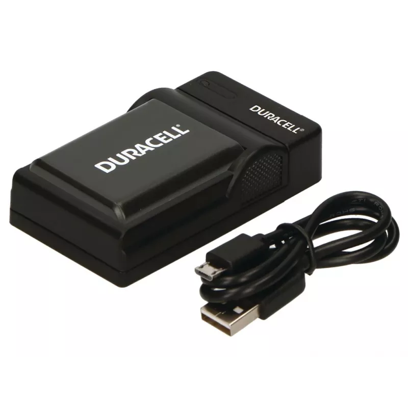 Duracell Digitalkamera-Akkuladegerät, USB, Innenraum-Ladegerät, Sony NP-F550, NP-FM500H, NP-FM50, Schwarz, 5 V, 5 V