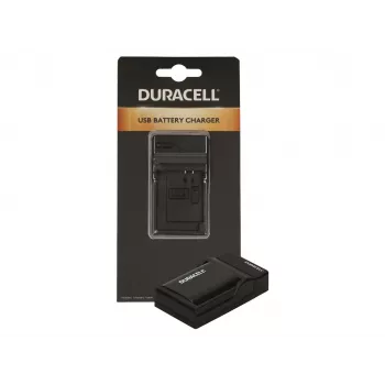Duracell Digitalkamera-Ladegerät, USB, Innenakku-Ladegerät, Panasonic DMW-BLF19, Schwarz, 5 V, 5 V