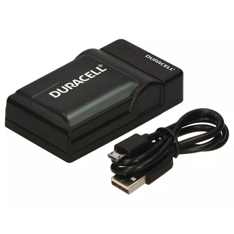 Duracell Digitalkamera-Ladegerät, USB, Innen-Akkuladegerät, Schwarz, 5 V, 5 V, 5 V