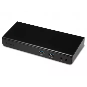 2-Power DOC0110A Laptop-Dockingstation/Port-Replikator Kabelgebunden USB 3.2 Gen 1 (3.1 Gen 1) Typ-B Schwarz