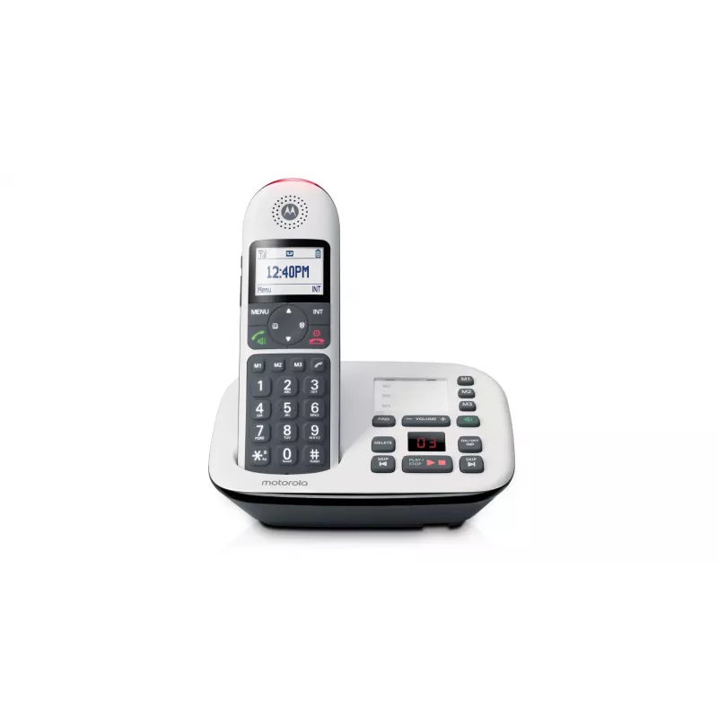 Motorola CD5011 Smart-Telefon Anruferkennung Grau, Silber