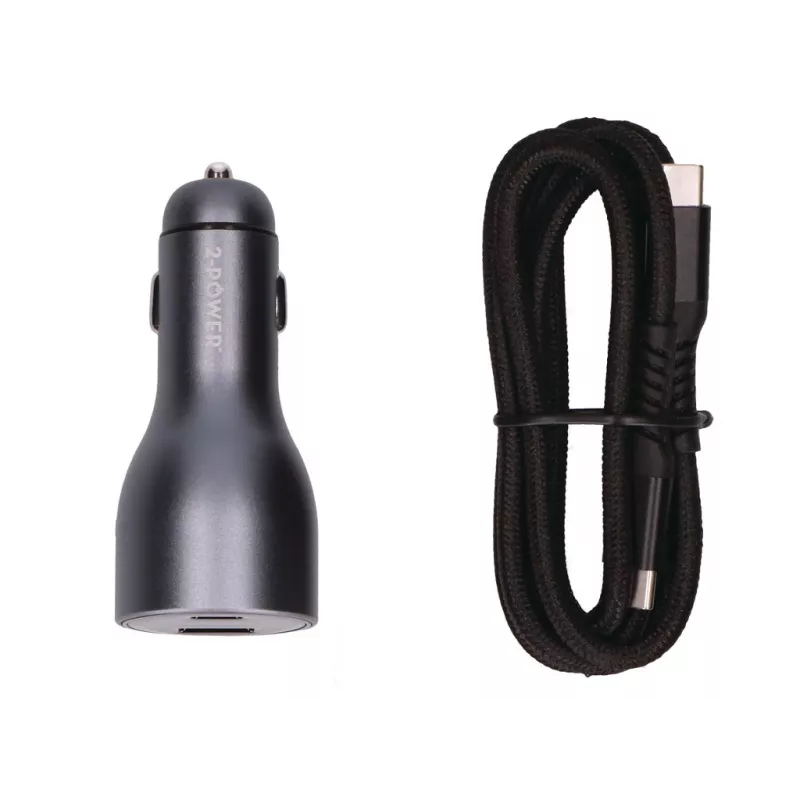 2-Power CUSB5011B mobiles Ladegerät Grau