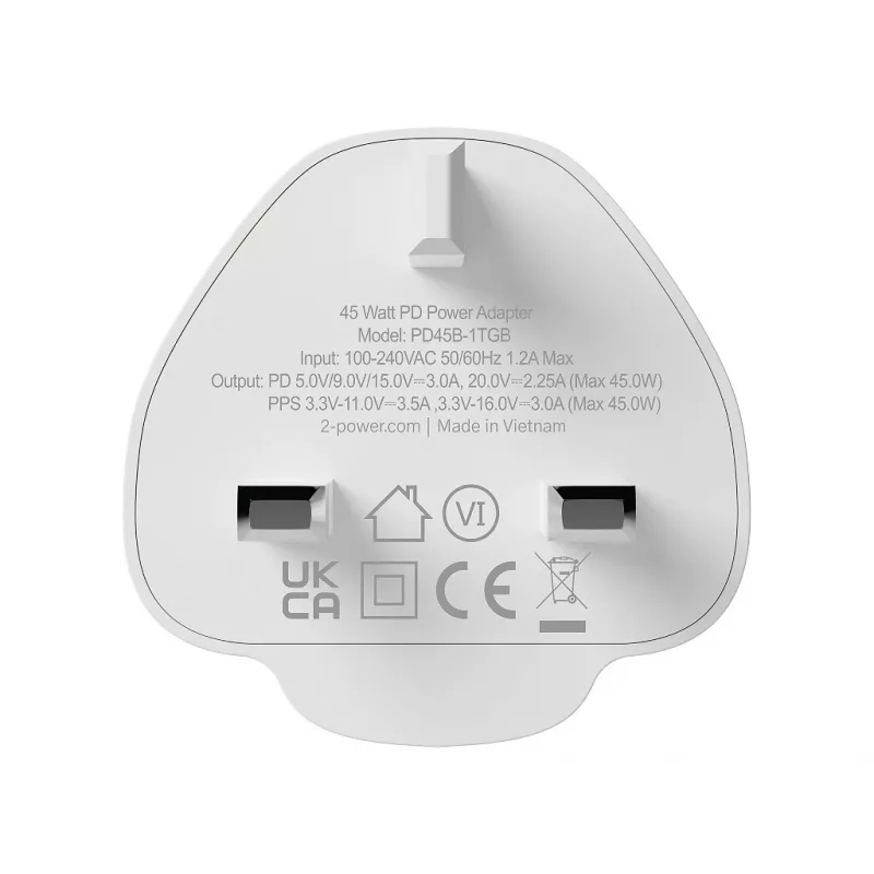 2-Power 2PWC45W01G-UK mobiles Ladegerät