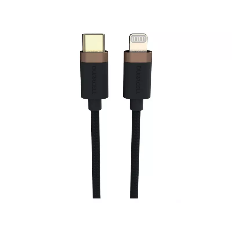 Duracell USB9012A Lightning Kabel 1 m Schwarz