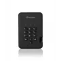 iStorage diskAshur² HDD 4TB Schwarz | Sichere tragbare Festplatte | AES-XTS 256-Bit-Hardware-Verschlüsselung | PIN-geschützt | Betriebssystem- und plattformunabhängig | TAA-konform | Schutz vor Brute-Force-Angriffen | Staub-/Wasserbeständig