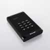 iStorage diskAshur³ 4 TB Schwarz | Sichere tragbare Festplatte | FIPS 140-3 Level 3 konform | Common Criteria EAL 5+ | PIN-geschützt | AES-XTS 256-Bit-Hardwareverschlüsselung | DSGVO, TAA-konform | Staub-/Wasserbeständig |