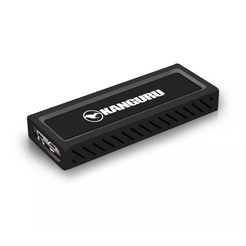 iStorage Kanguru UltraLock Superspeed+ USB-C M.2 NVMe Externe SSD 2 TB| Sichere tragbare Solid-State-Drive |Physischer Schreibschutzschalter| Sichere Firmware| TAA-konform |